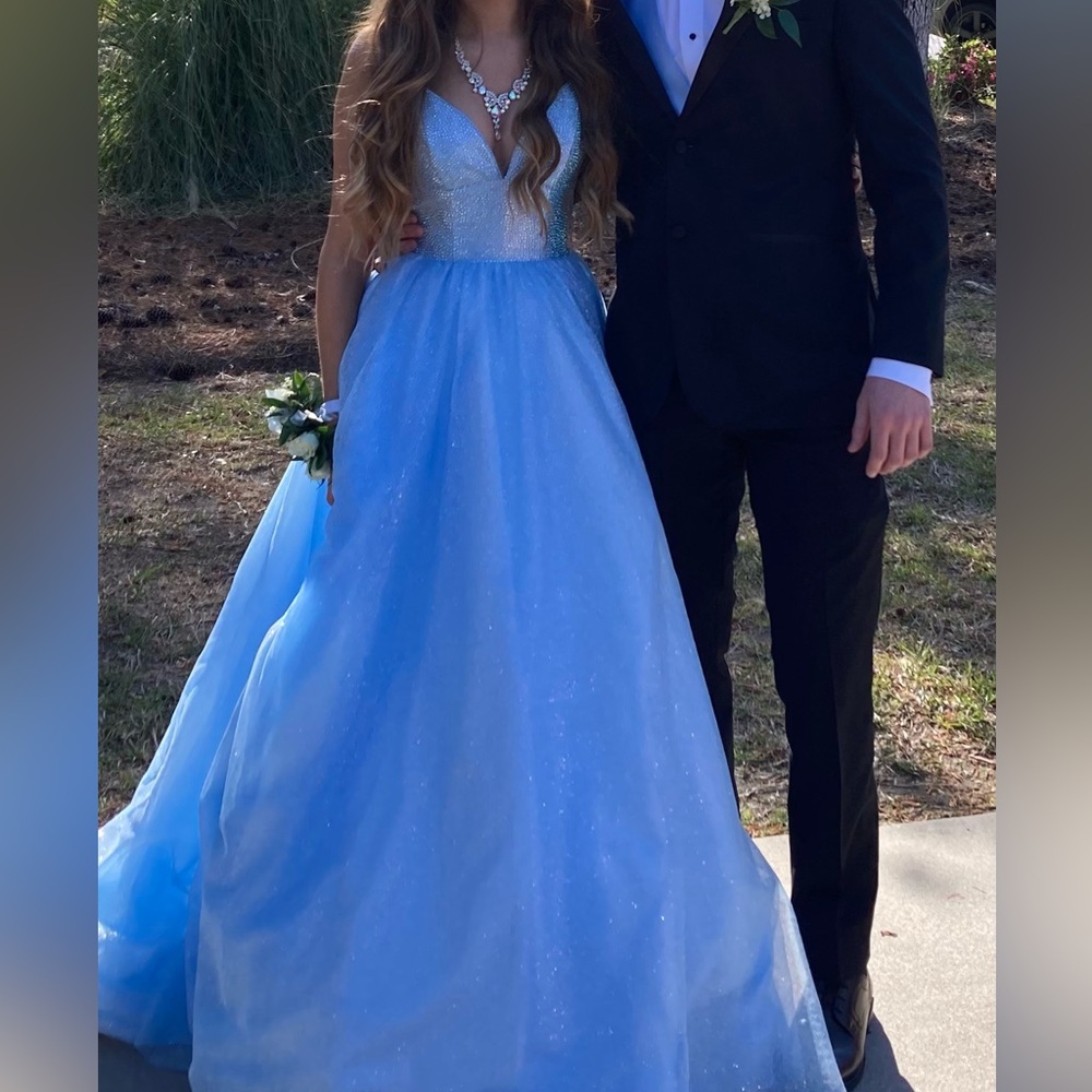 Sherri Hill Blue Prom/ Pageant Dress